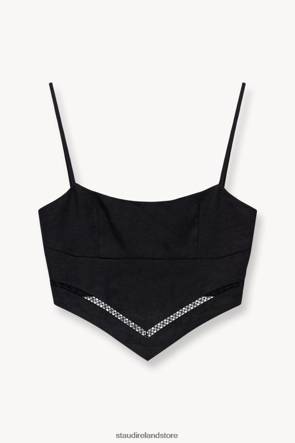 Women Clothing Black STAUD LOYALTY TOP H8RLPJ379