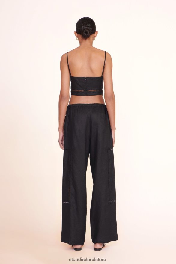 Women Clothing Black STAUD MACKENZIE PANT H8RLPJ525