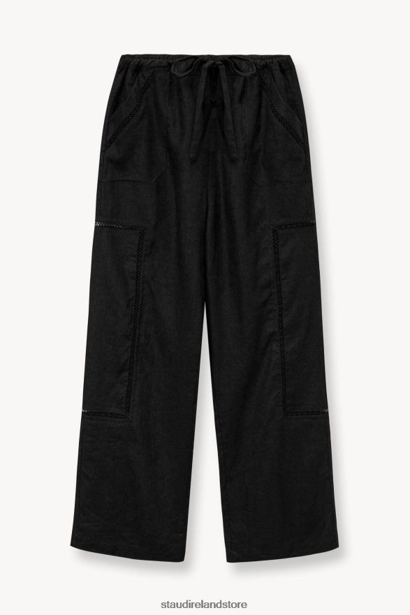 Women Clothing Black STAUD MACKENZIE PANT H8RLPJ525
