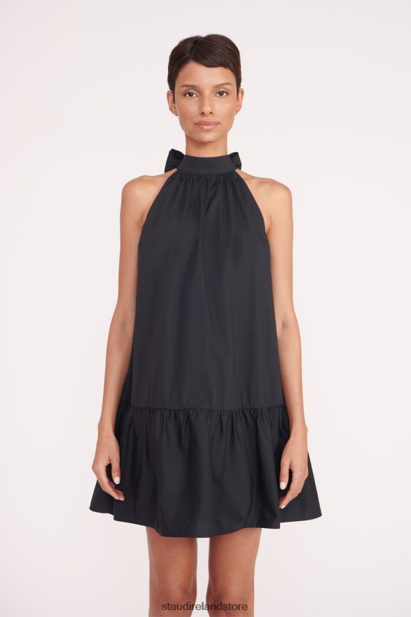 Women Clothing Black STAUD MARLOWE DRESS H8RLPJ33