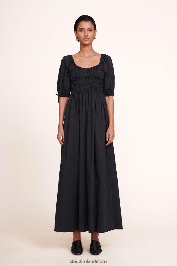 Women Clothing Black STAUD MAXI FAYE DRESS H8RLPJ288