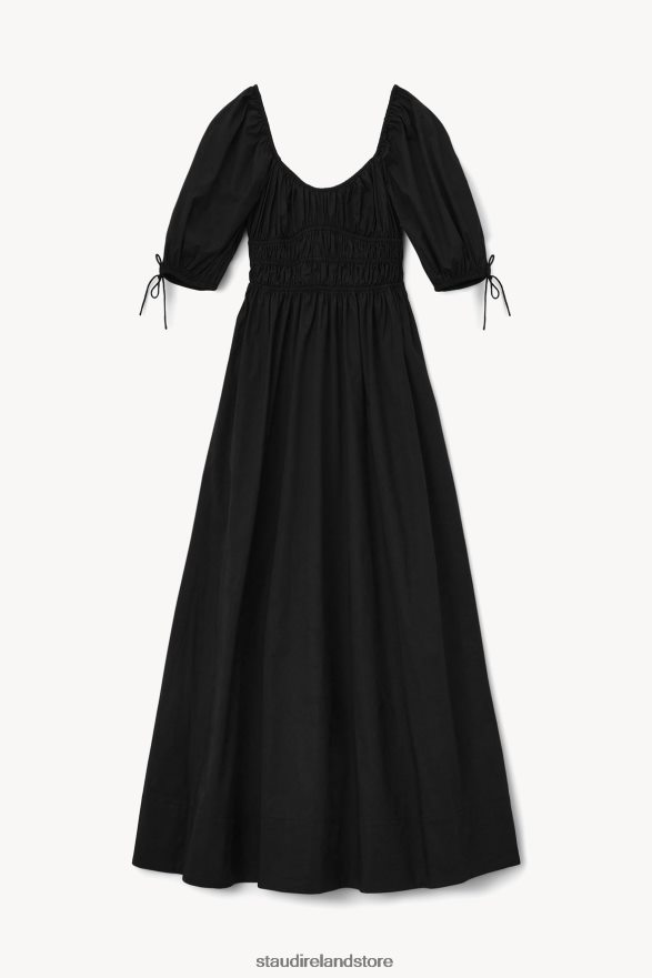 Women Clothing Black STAUD MAXI FAYE DRESS H8RLPJ288