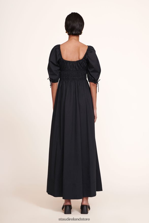 Women Clothing Black STAUD MAXI FAYE DRESS H8RLPJ288