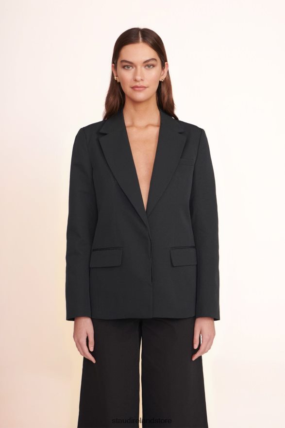 Women Clothing Black STAUD MAXWELL BLAZER H8RLPJ613