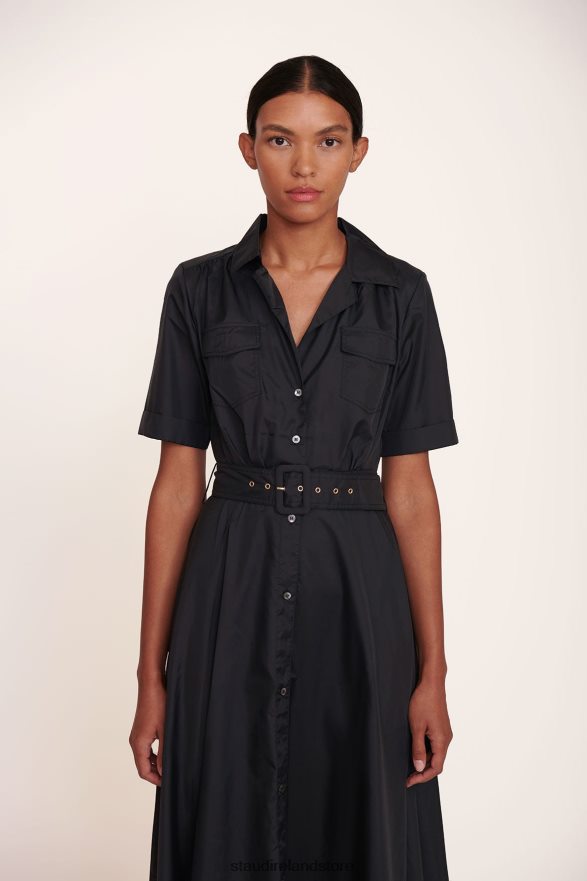 Women Clothing Black STAUD MILLIE DRESS H8RLPJ167