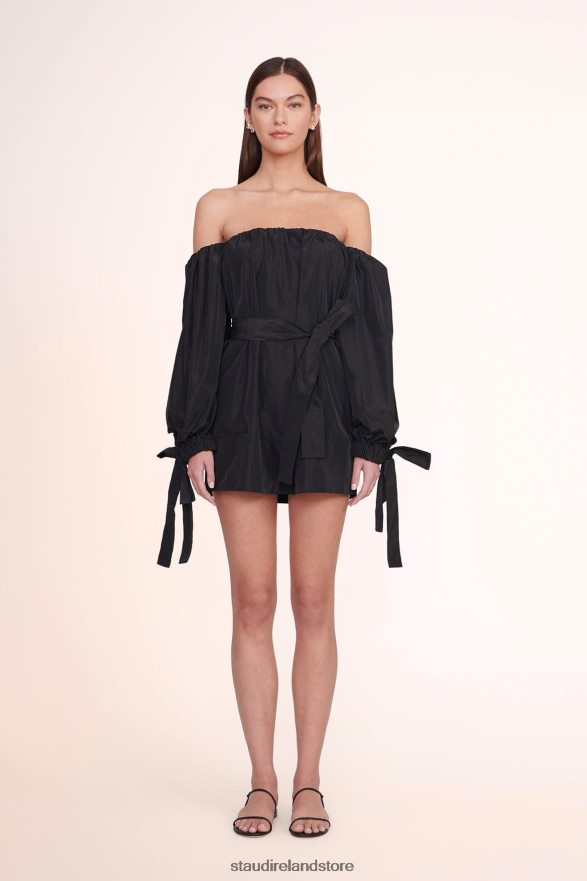 Women Clothing Black STAUD MINI COLBY DRESS H8RLPJ184
