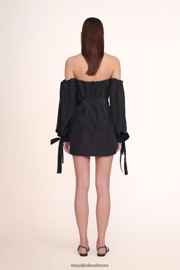 Women Clothing Black STAUD MINI COLBY DRESS H8RLPJ184