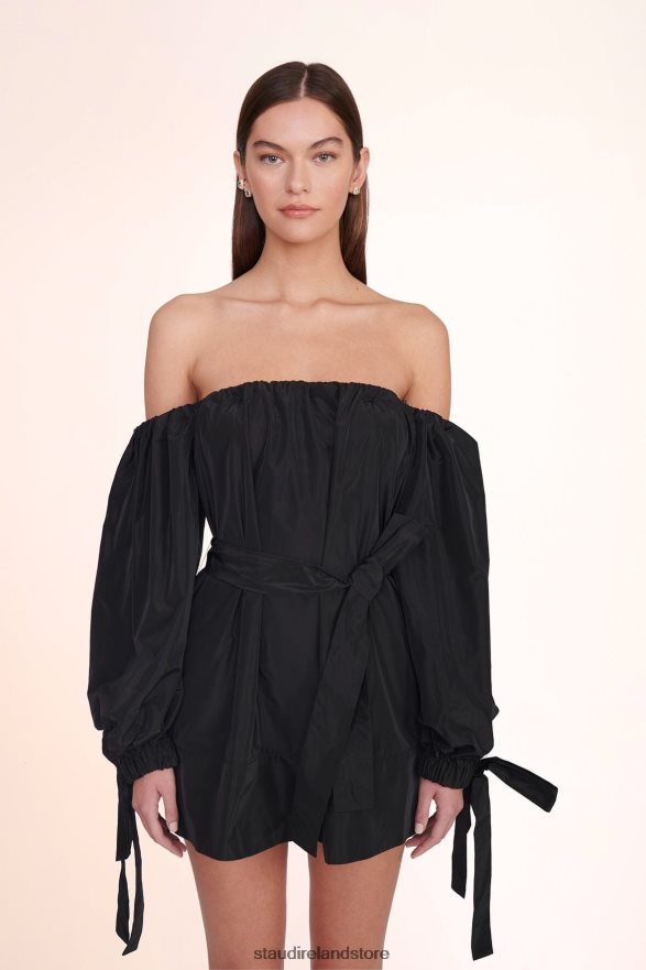 Women Clothing Black STAUD MINI COLBY DRESS H8RLPJ184