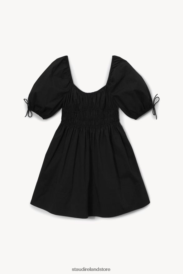 Women Clothing Black STAUD MINI FAYE DRESS H8RLPJ257