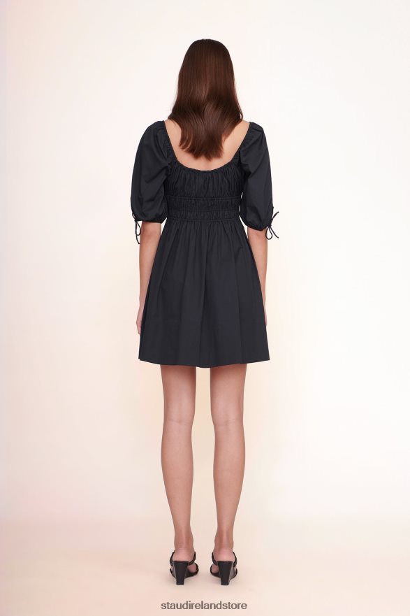 Women Clothing Black STAUD MINI FAYE DRESS H8RLPJ257