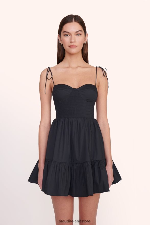 Women Clothing Black STAUD MINI LANDRY DRESS H8RLPJ65