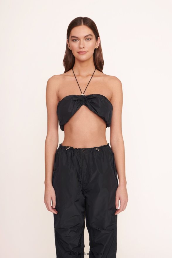 Women Clothing Black STAUD NORA TOP H8RLPJ415