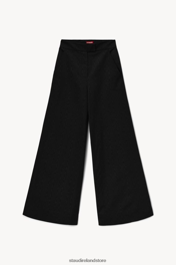 Women Clothing Black STAUD OAK PANT H8RLPJ551