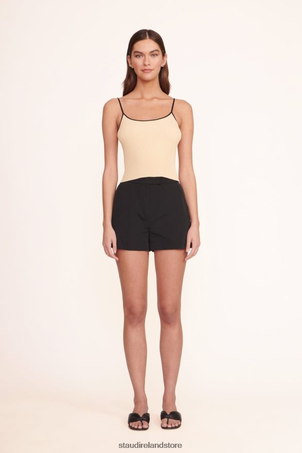 Women Clothing Black STAUD OAK SHORT H8RLPJ535