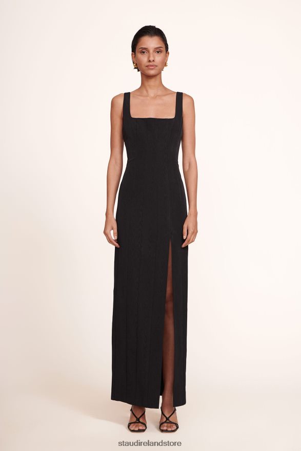 Women Clothing Black STAUD PORTRAIT DRESS H8RLPJ290