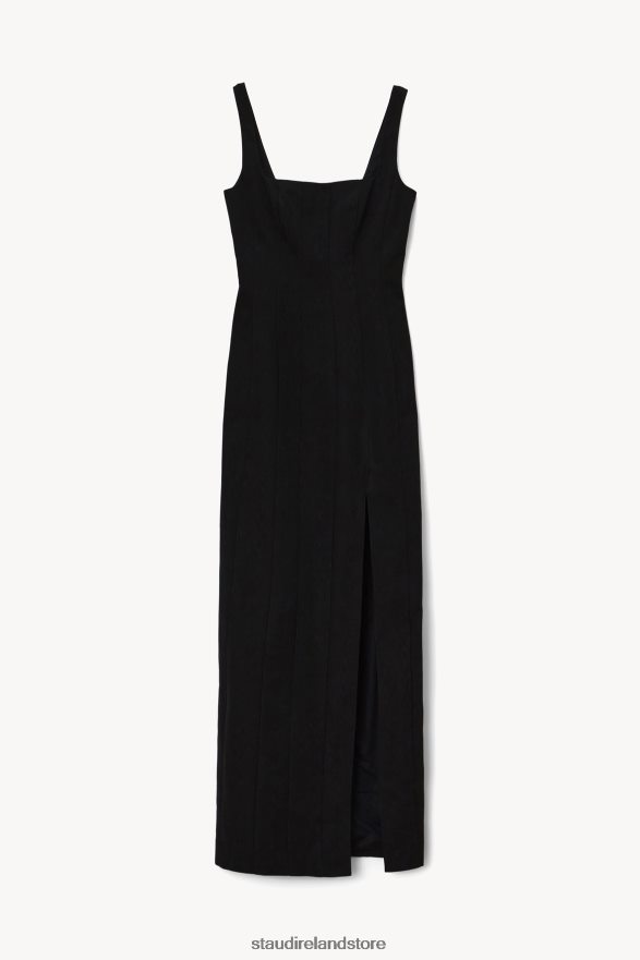 Women Clothing Black STAUD PORTRAIT DRESS H8RLPJ290