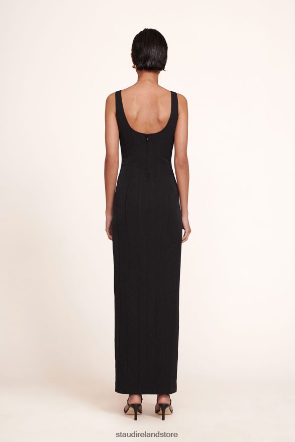 Women Clothing Black STAUD PORTRAIT DRESS H8RLPJ290