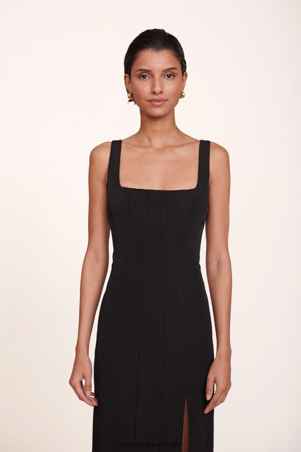 Women Clothing Black STAUD PORTRAIT DRESS H8RLPJ290