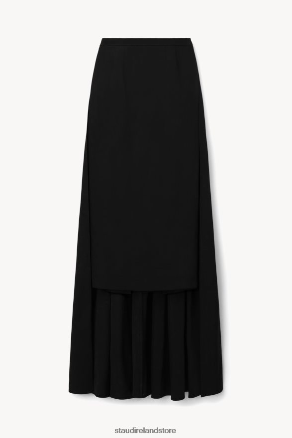 Women Clothing Black STAUD PRUNELLA SKIRT H8RLPJ484