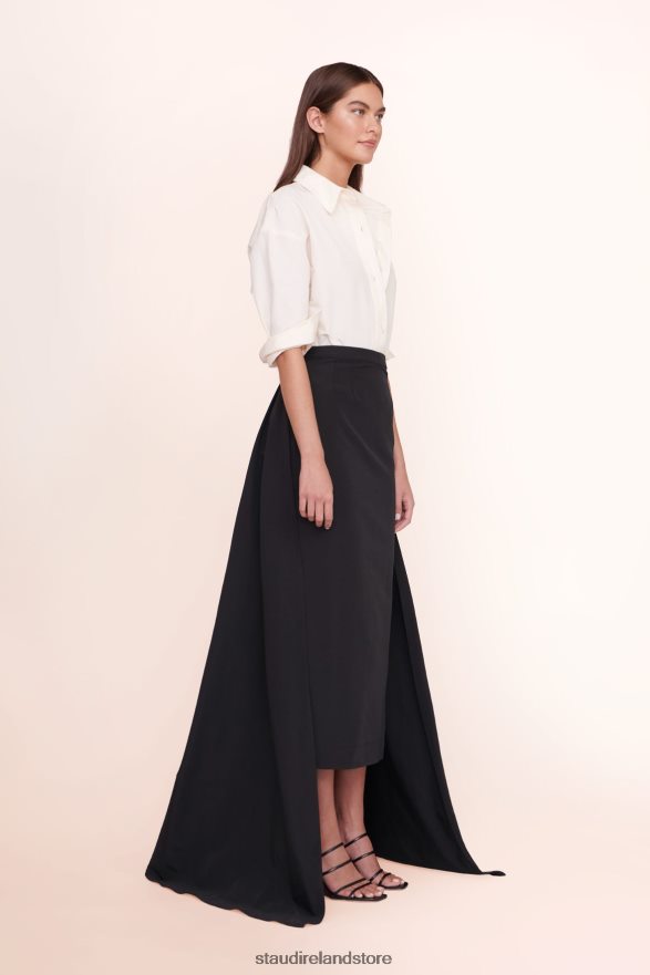 Women Clothing Black STAUD PRUNELLA SKIRT H8RLPJ484