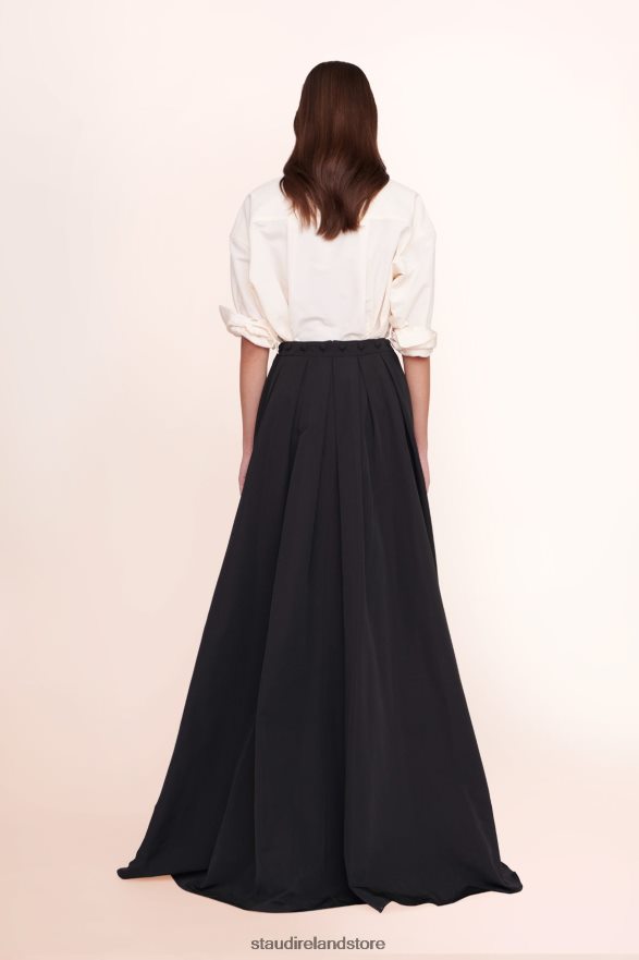 Women Clothing Black STAUD PRUNELLA SKIRT H8RLPJ484