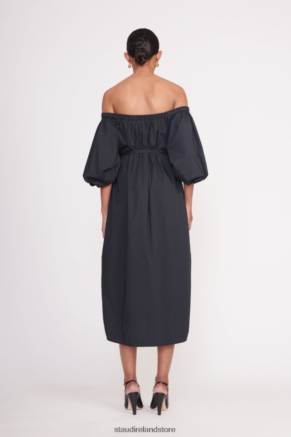 Women Clothing Black STAUD REESE DRESS H8RLPJ108