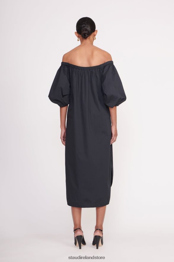 Women Clothing Black STAUD REESE DRESS H8RLPJ108