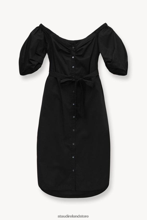 Women Clothing Black STAUD REESE DRESS H8RLPJ108