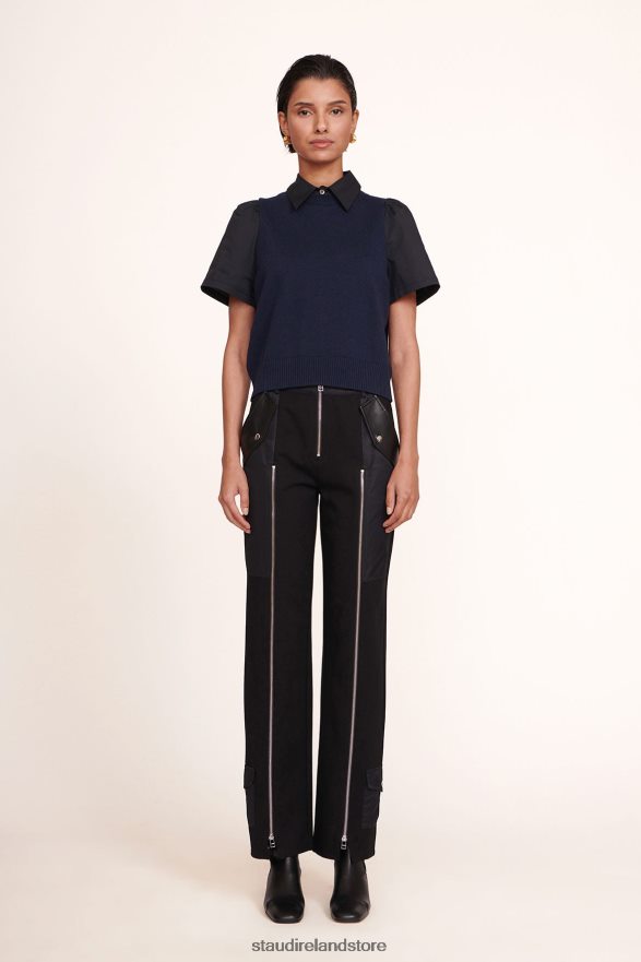 Women Clothing Black STAUD SESAME PANT H8RLPJ553