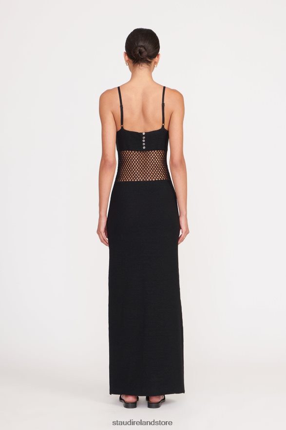 Women Clothing Black STAUD TARA DRESS H8RLPJ27