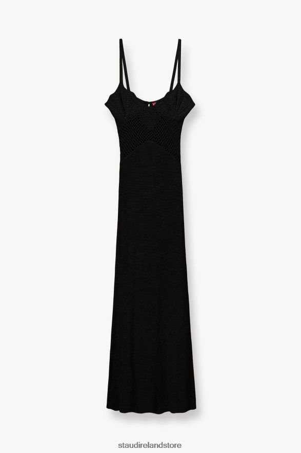 Women Clothing Black STAUD TARA DRESS H8RLPJ27