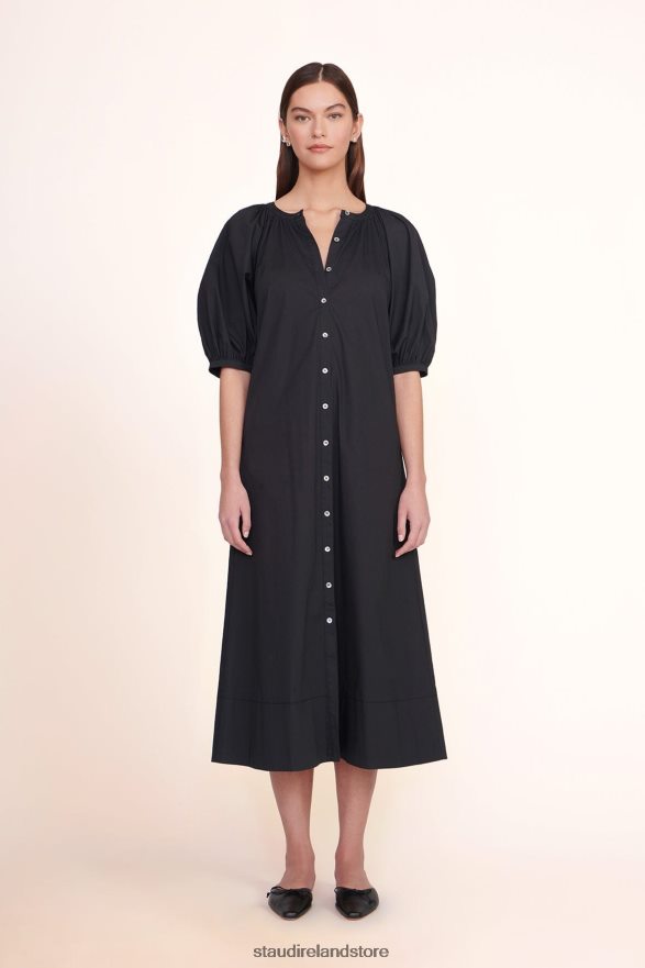 Women Clothing Black STAUD VINCENT DRESS H8RLPJ265
