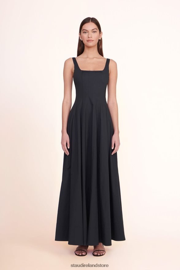 Women Clothing Black STAUD WELLS MAXI DRESS H8RLPJ246