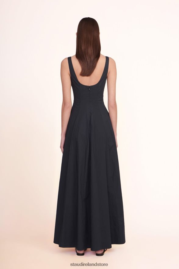 Women Clothing Black STAUD WELLS MAXI DRESS H8RLPJ246