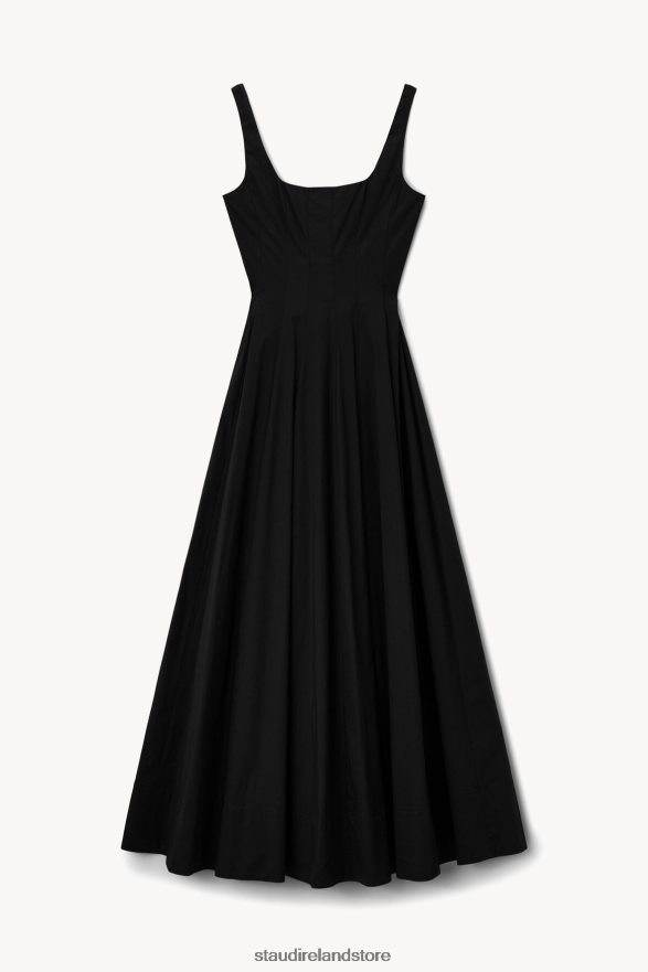Women Clothing Black STAUD WELLS MAXI DRESS H8RLPJ246