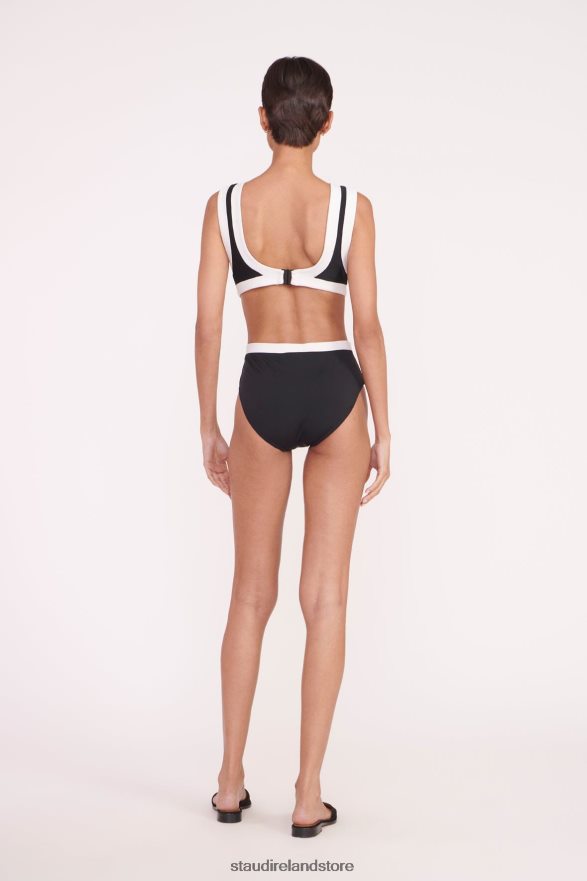 Women Clothing Black White STAUD DOLCE ONE PIECE H8RLPJ636