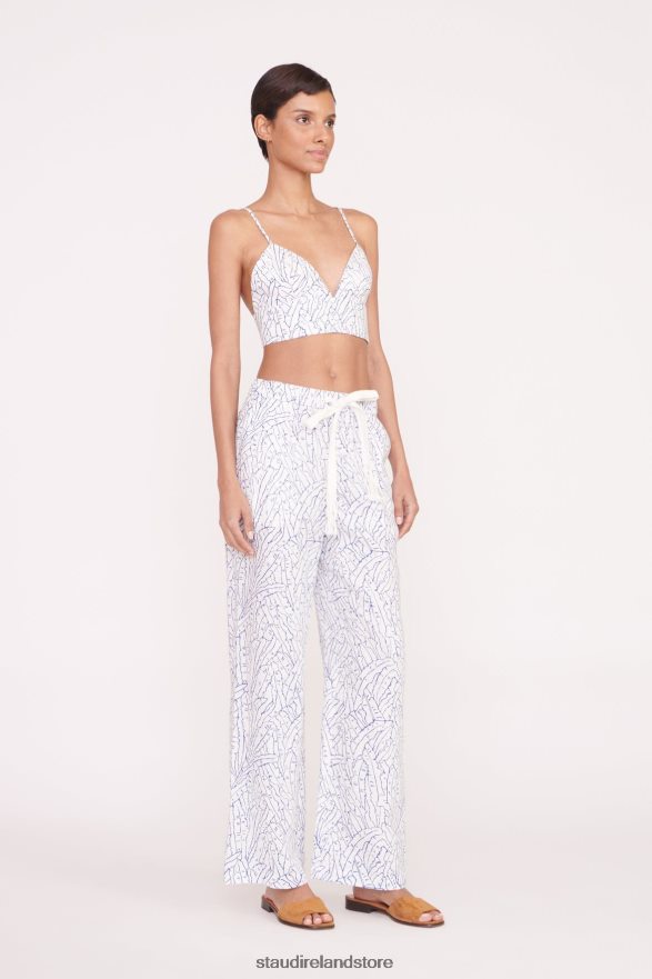 Women Clothing Blue Palm STAUD ALIZE PANT H8RLPJ515