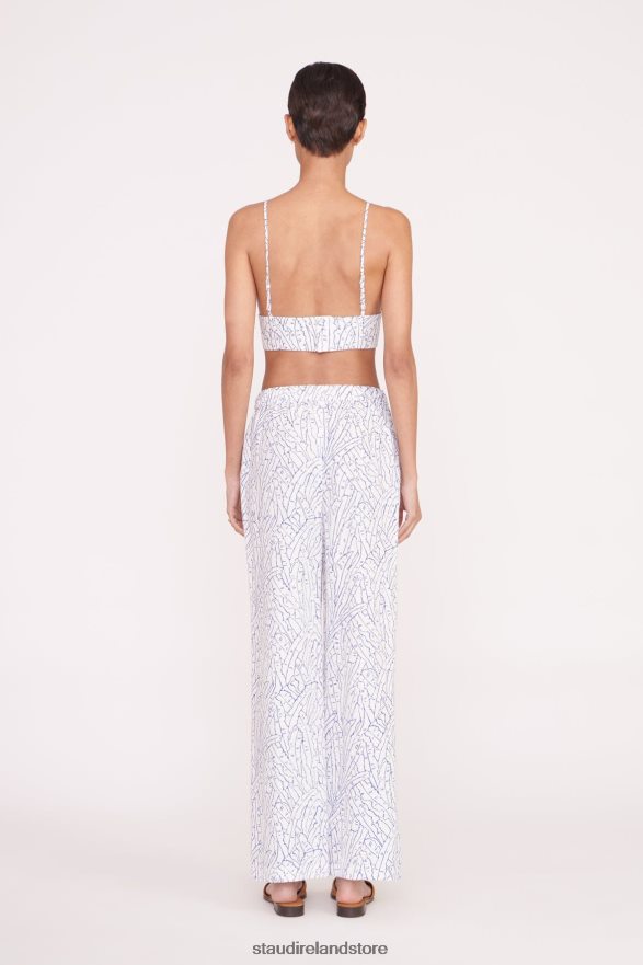 Women Clothing Blue Palm STAUD ALIZE PANT H8RLPJ515