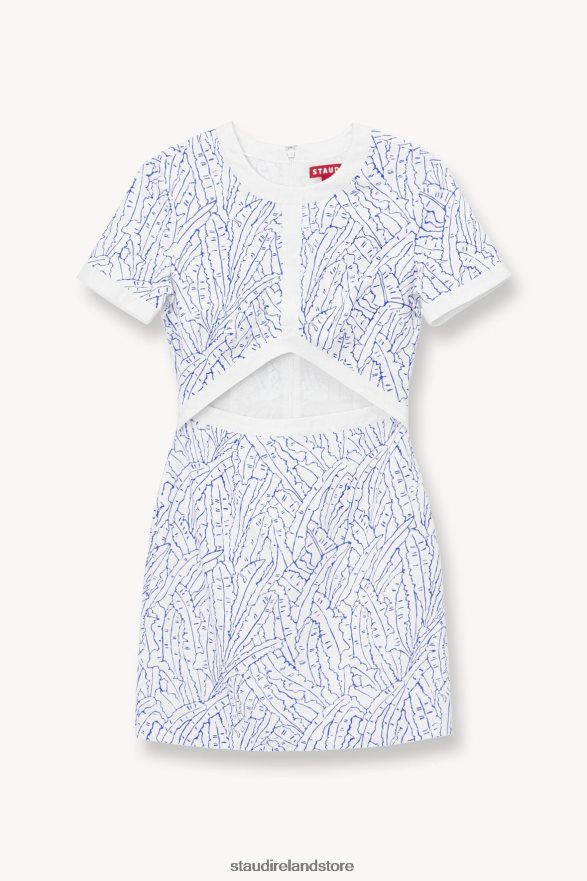 Women Clothing Blue Palm STAUD MINI PERLA DRESS H8RLPJ44