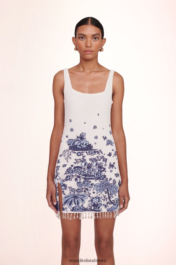 Women Clothing Blue Toile STAUD LE SABLE DRESS H8RLPJ20