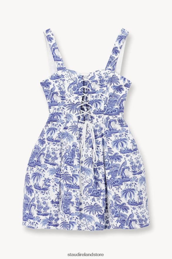 Women Clothing Blue Toile STAUD MINI SUTTON DRESS H8RLPJ71