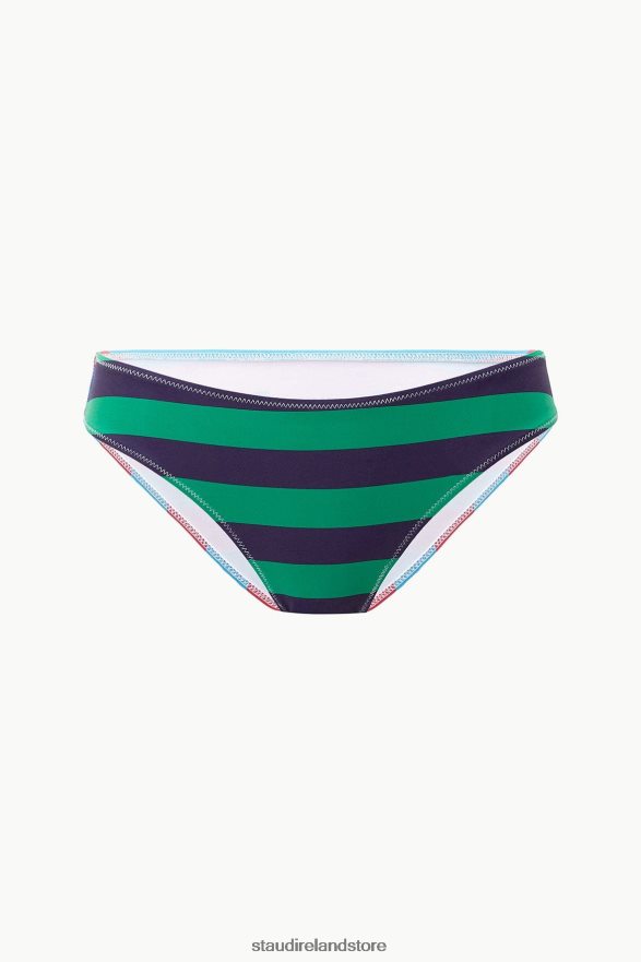 Women Clothing Cabana Stripe Multi STAUD GEMMA BIKINI BOTTOM H8RLPJ672