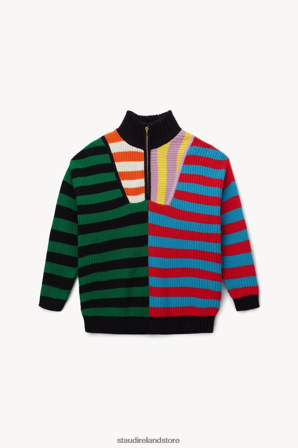 Women Clothing Cabana Stripe Multi STAUD HAMPTON SWEATER H8RLPJ595