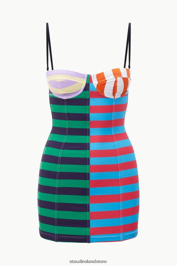 Women Clothing Cabana Stripe Multi STAUD MAEVE SWIM DRESS H8RLPJ688