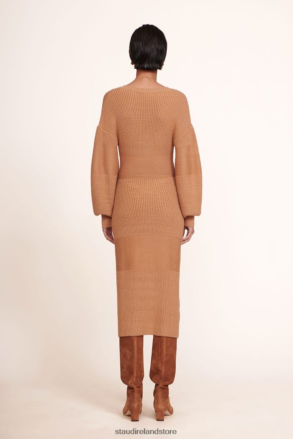 Women Clothing Camel STAUD CARNATION DRESS H8RLPJ301
