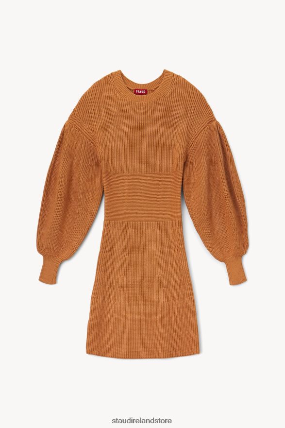 Women Clothing Camel STAUD MARYLEBONE DRESS H8RLPJ305