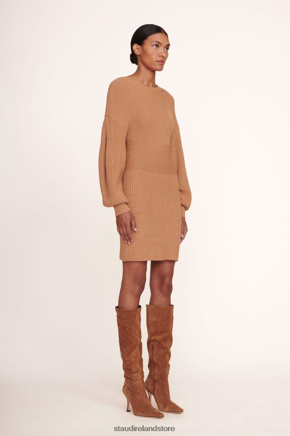 Women Clothing Camel STAUD MARYLEBONE DRESS H8RLPJ305
