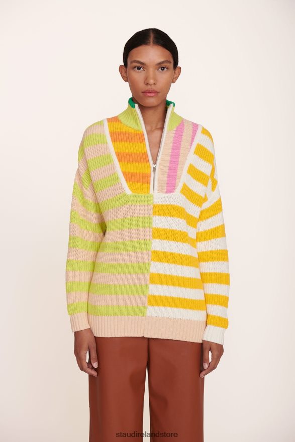 Women Clothing Capri Stripe Multi STAUD HAMPTON SWEATER H8RLPJ596