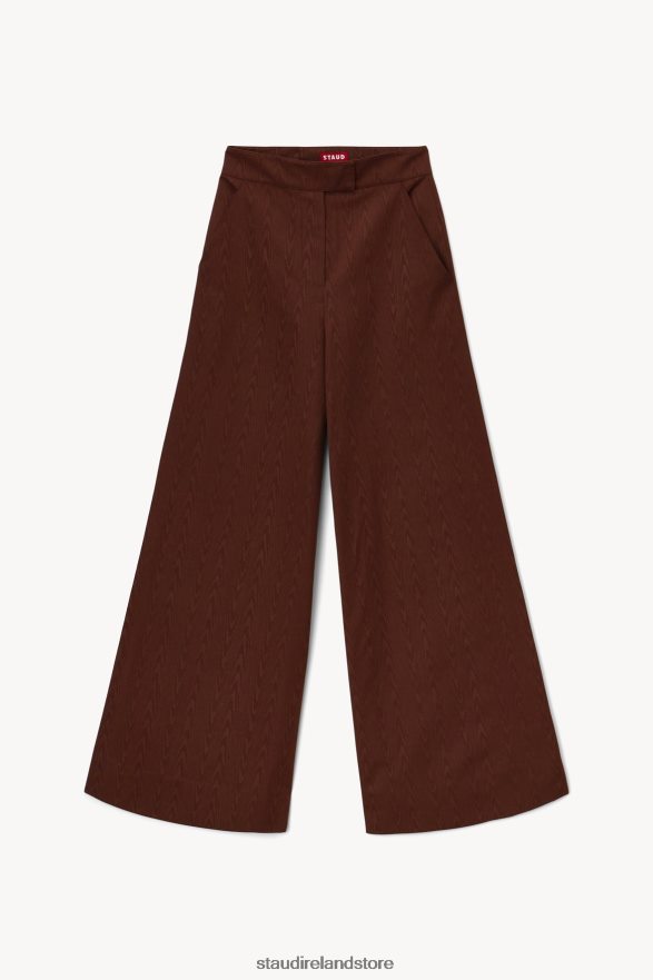 Women Clothing Chocolate STAUD OAK PANT H8RLPJ552