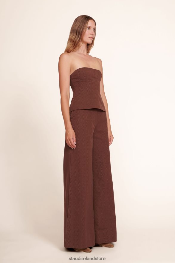 Women Clothing Chocolate STAUD OAK PANT H8RLPJ552